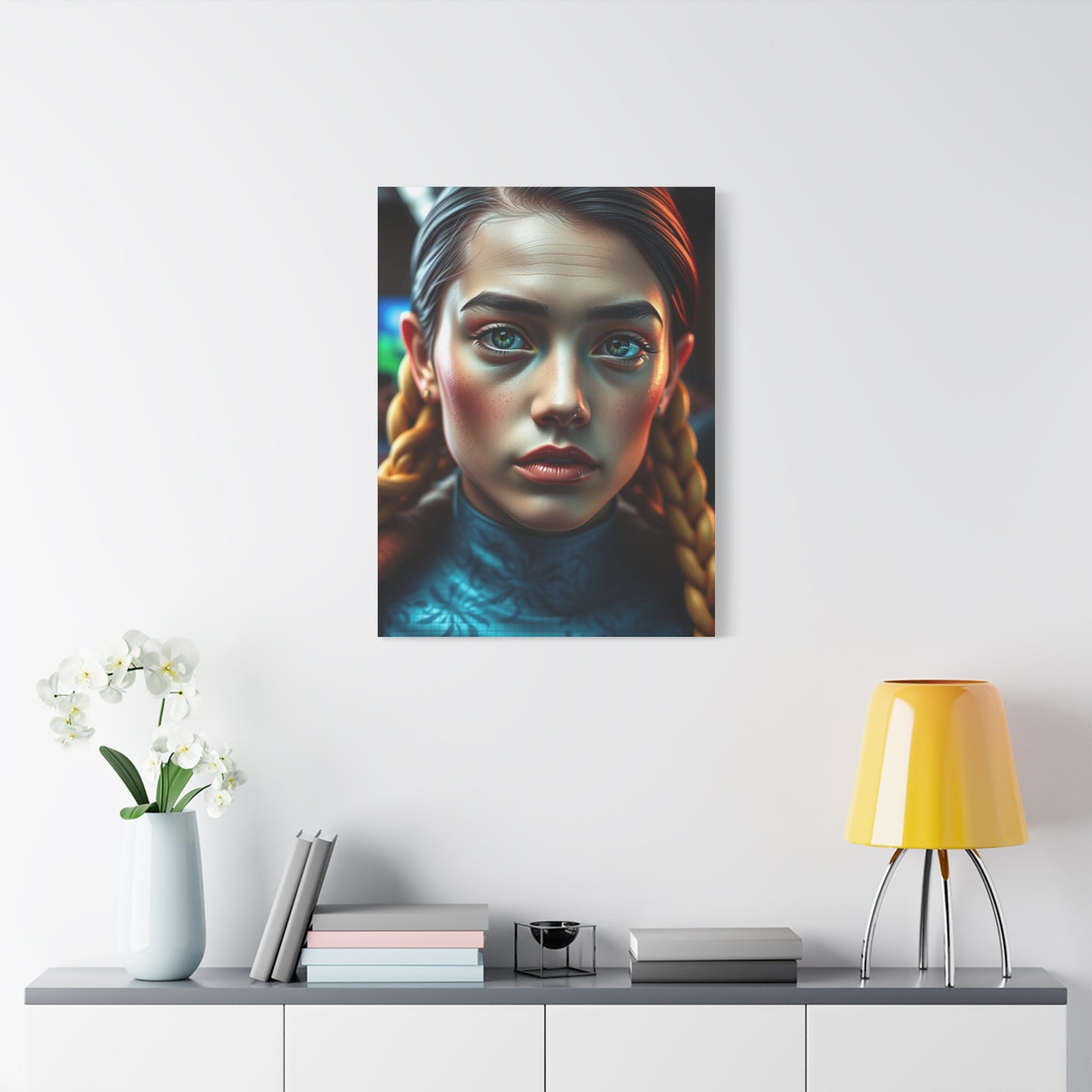 Artisanal Pixel Matrix Wall Art & Canvas Print