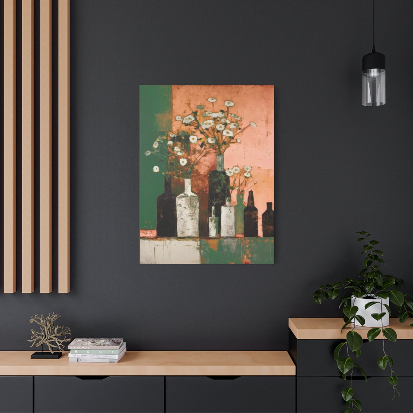 Bottles and Blooms Wall Art & Canvas Prints
