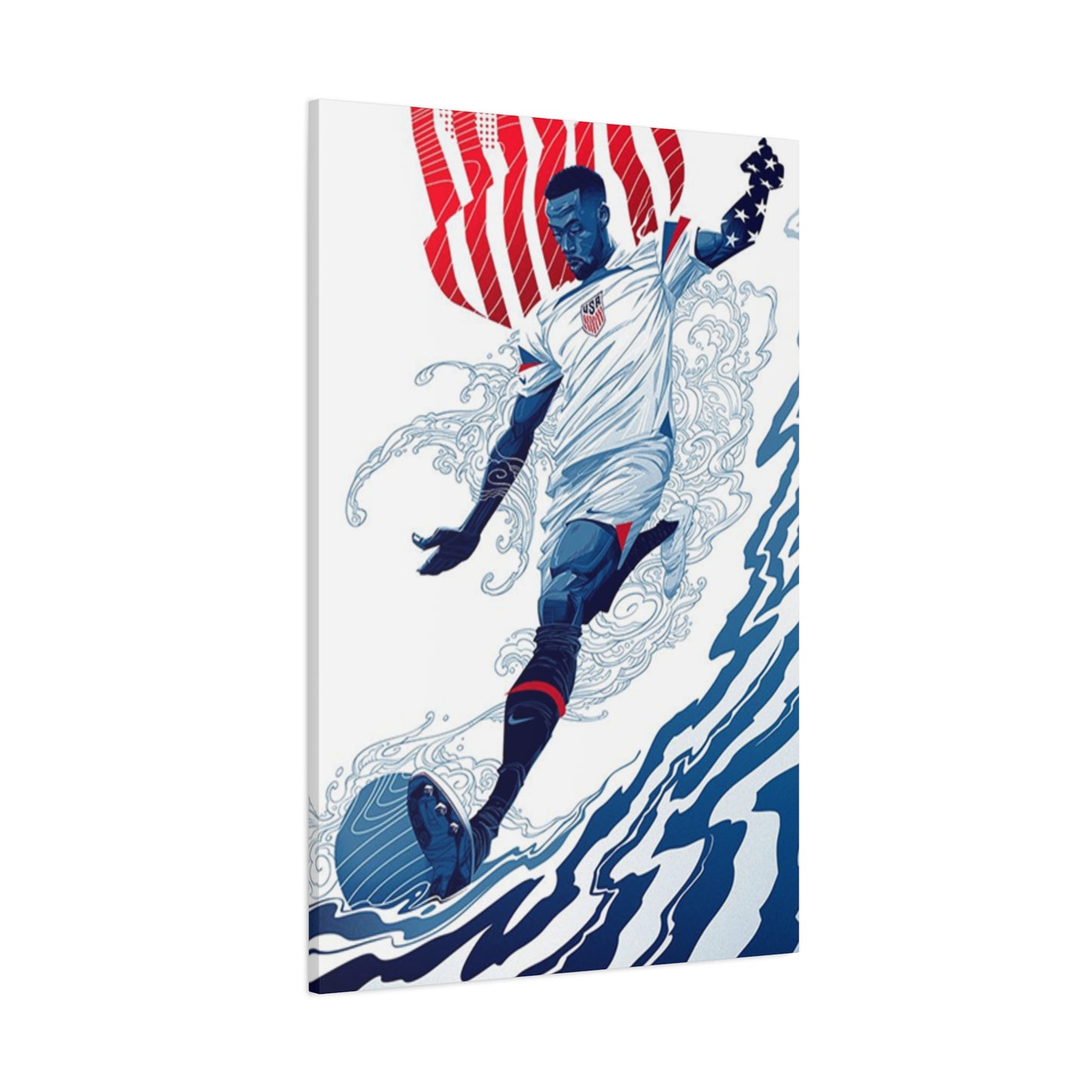 American Soccer Player Wall Art & Canvas Prints