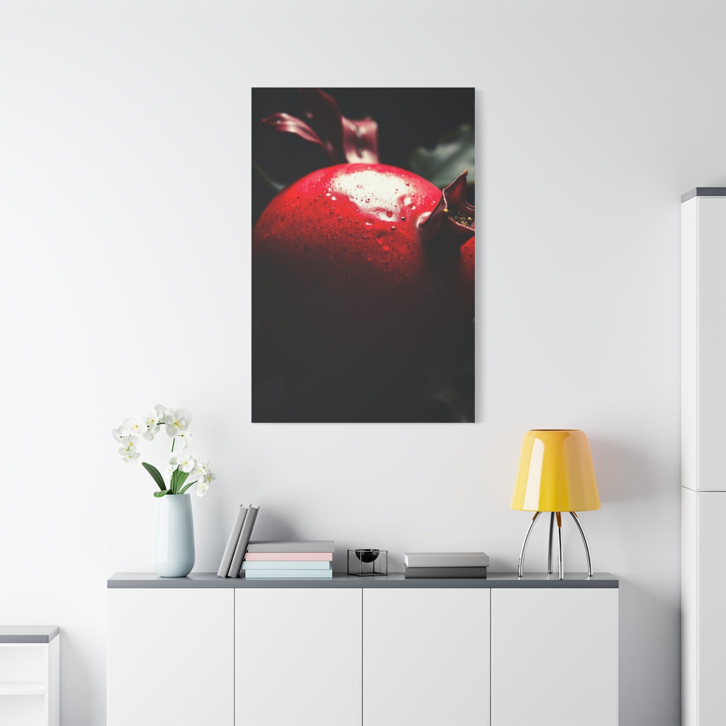 Rich Garnet Nocturne Wall Art & Canvas Print