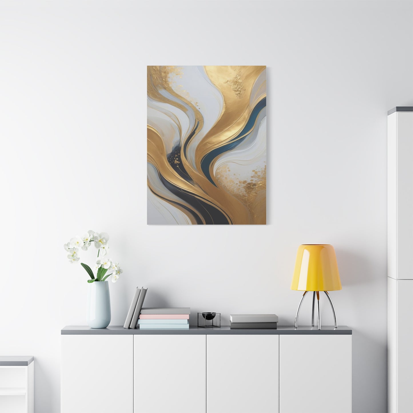Golden Waves Wall Art & Canvas Prints