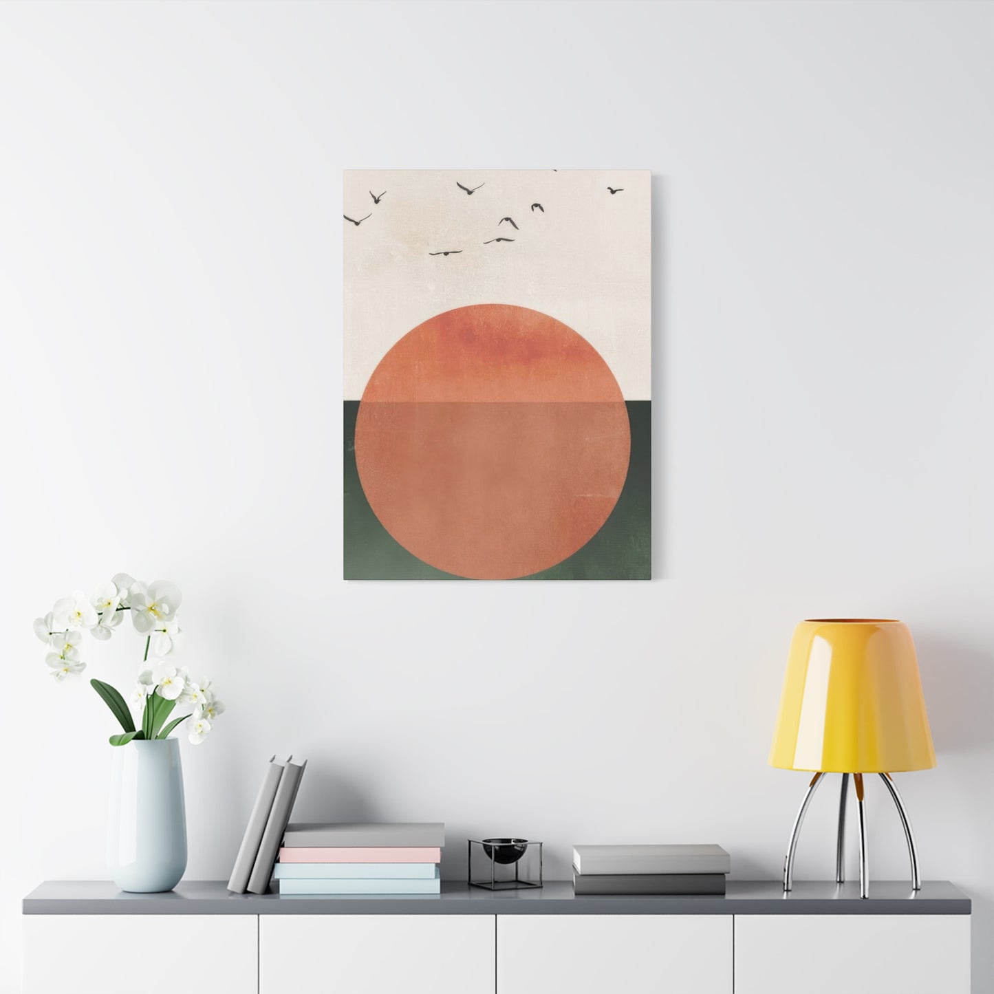 Abstract Sunset Earthy Wall Art & Canvas Prints