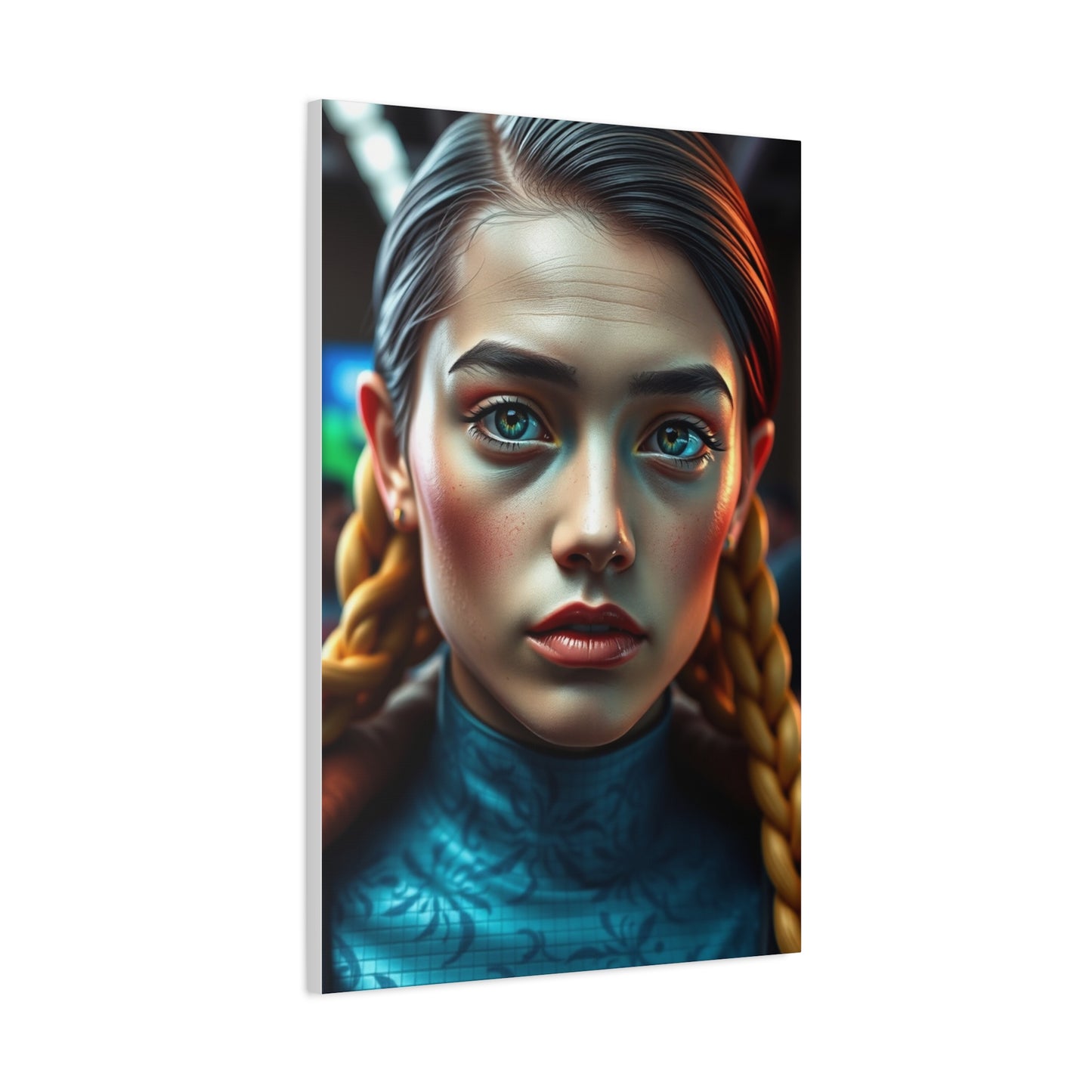 Artisanal Pixel Matrix Wall Art & Canvas Print