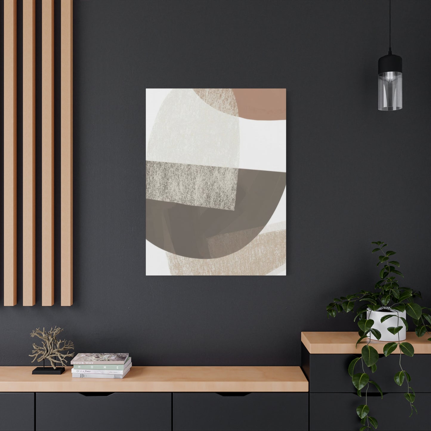 Abstract Shapes Earth Tones Wall Art & Canvas Prints
