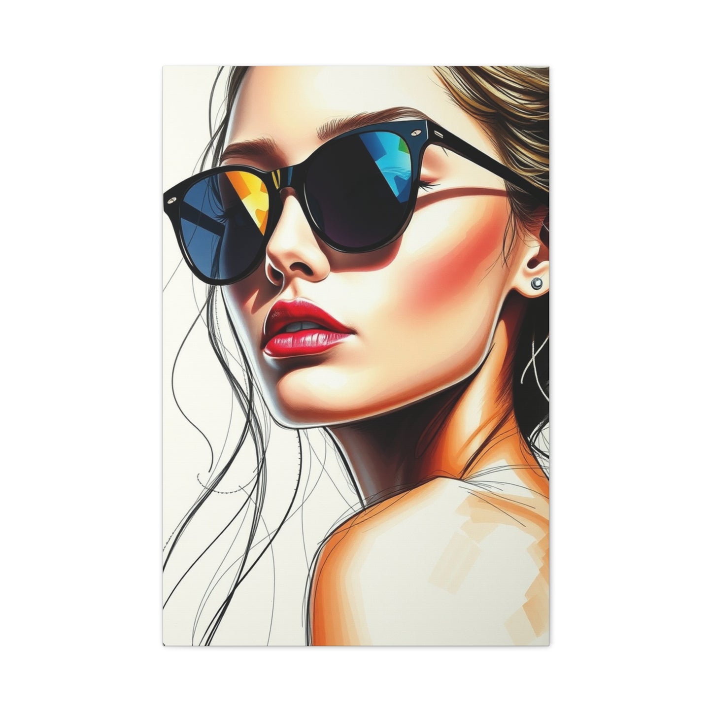 Fashion Illustration & Drawings Art Canvas Art 6 Wall Art & Canvas Print