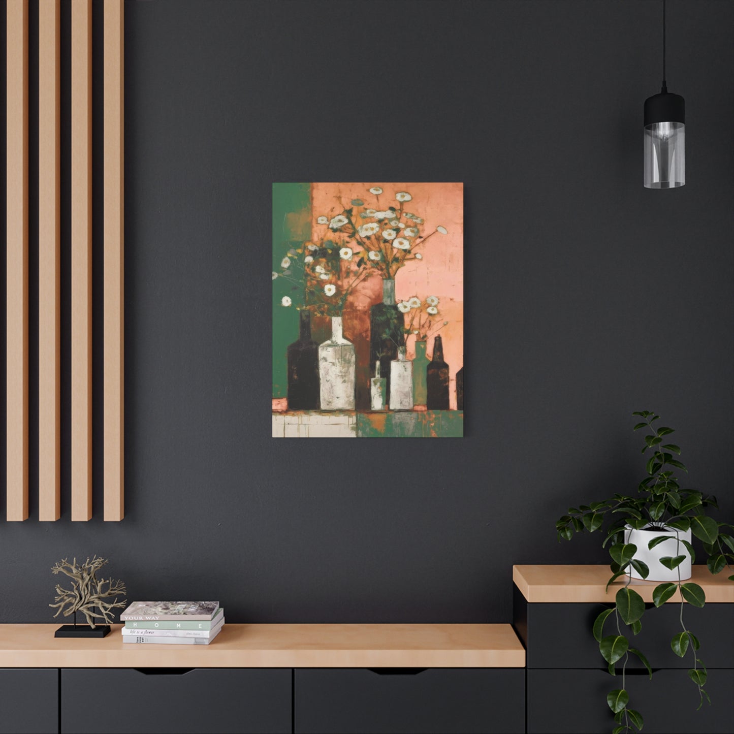 Bottles and Blooms Wall Art & Canvas Prints