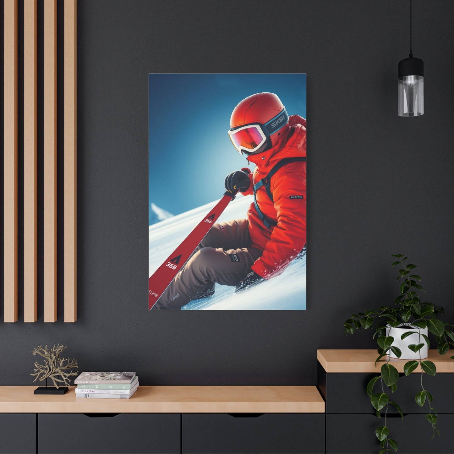 Skiing Art Luxury Canvas Wall Art & Canvas Print