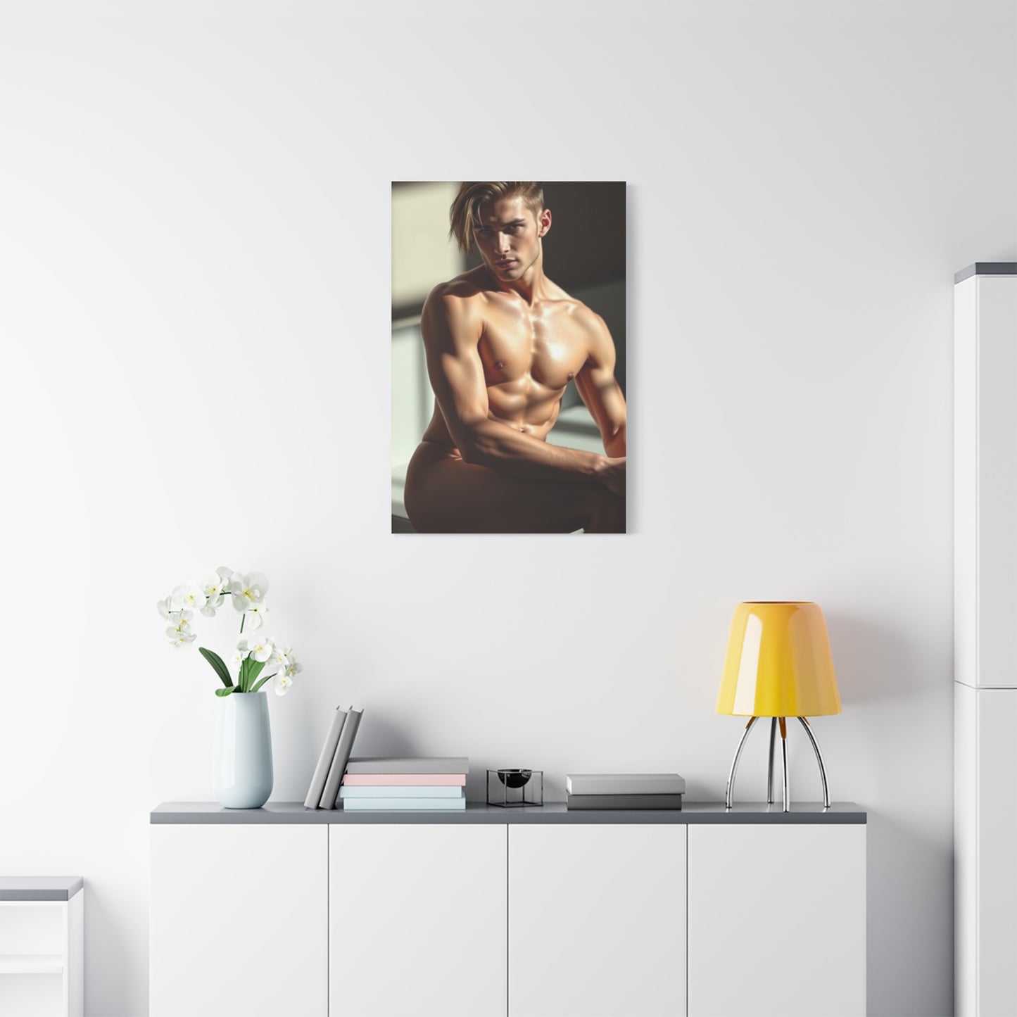 Elysian Masculinity Canvas wall art & canvas print