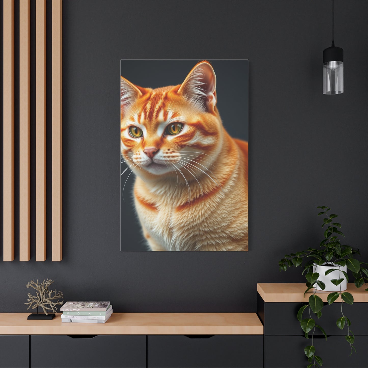 Orange Cat Art Supreme Gallery Wall Art & Canvas Print