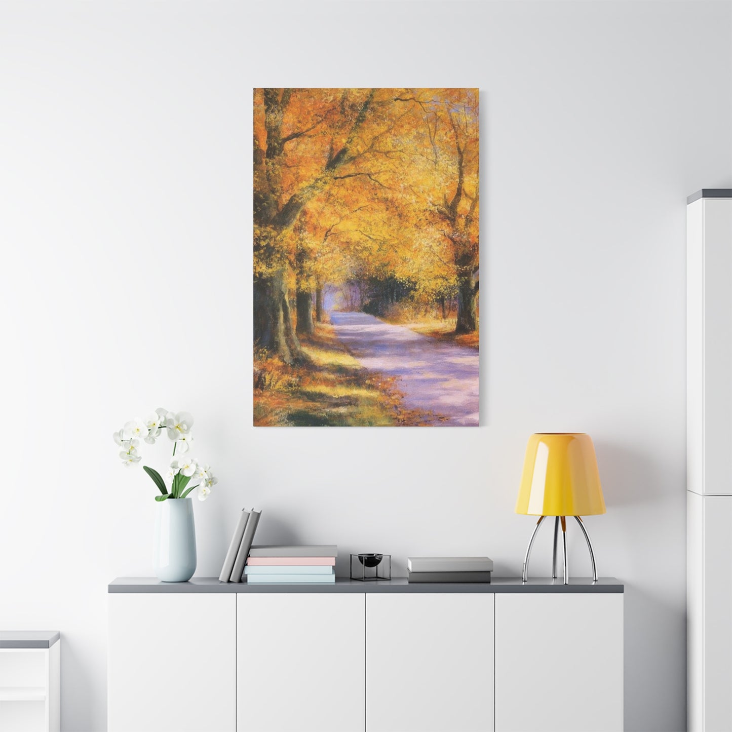 Forest Yellow Path Wall Art & Canvas Prints