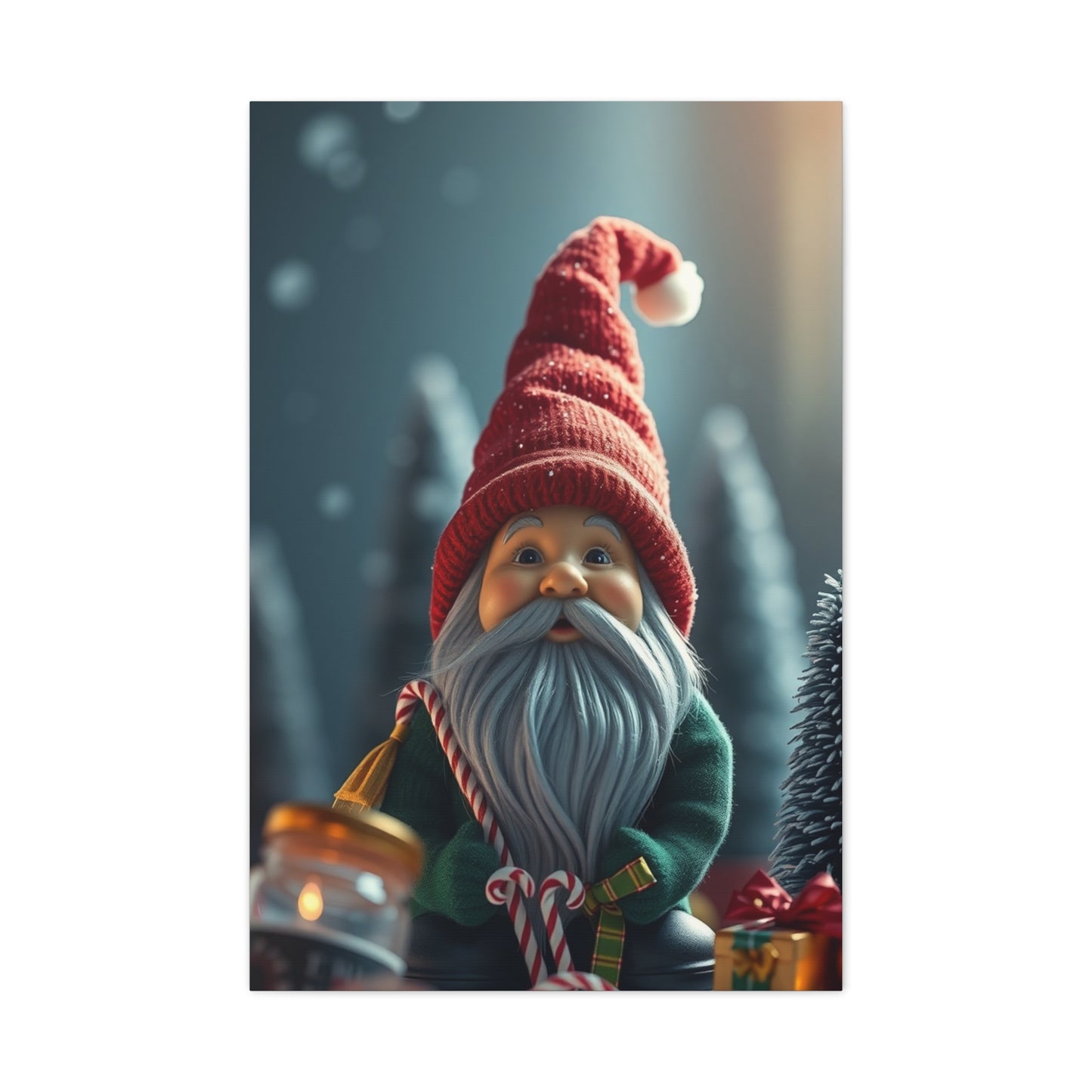Yuletide Elves Canvas