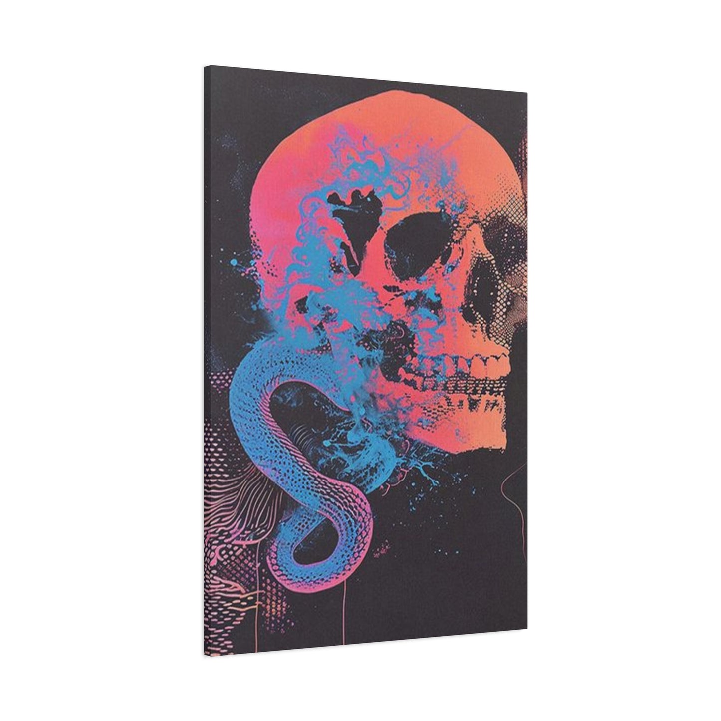Skull And Snake Poster Wall Art & Canvas Prints