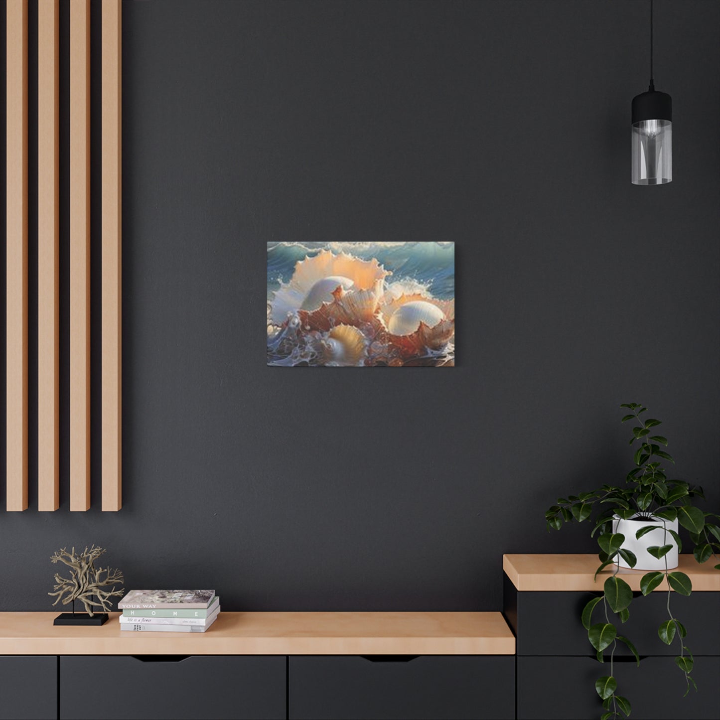 Shells At Sea Shore Wall Art & Canvas Prints