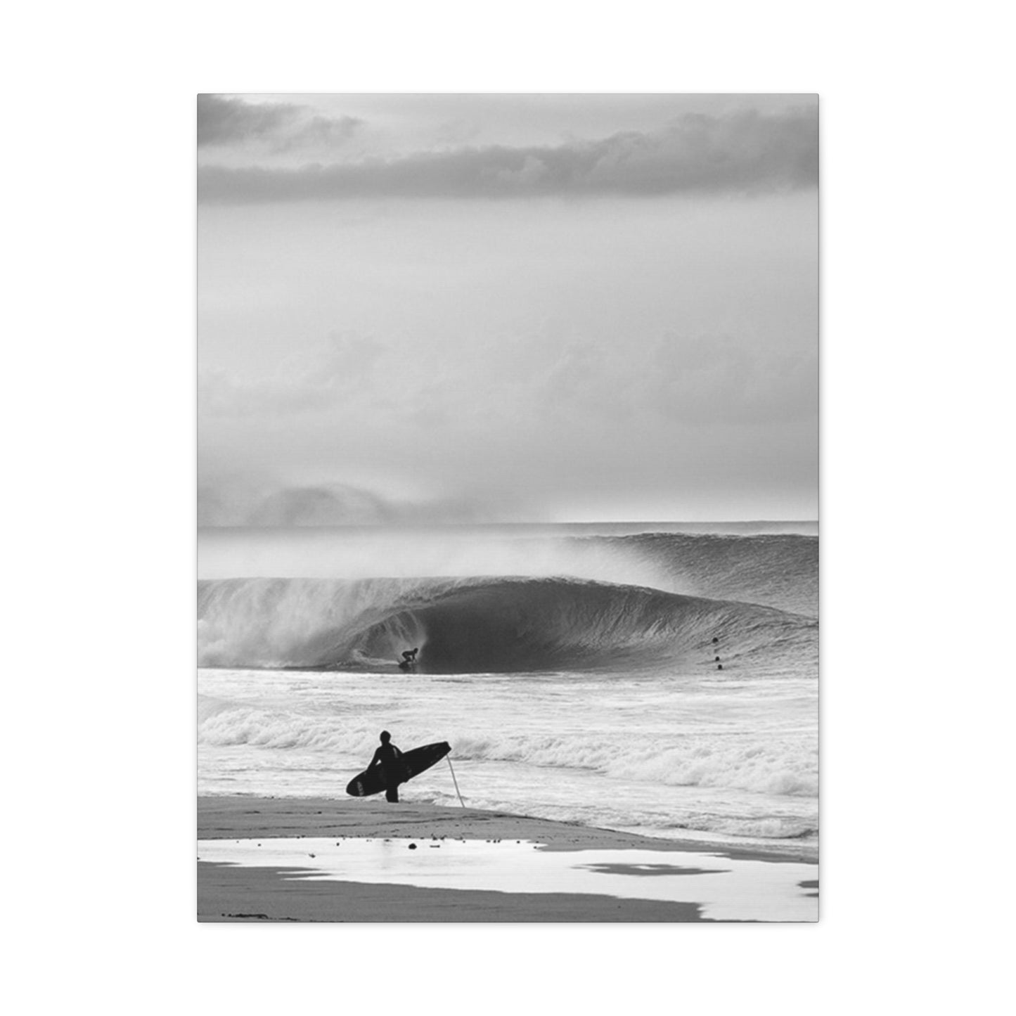 Black & White Surfing Photo Wall Art & Canvas Prints