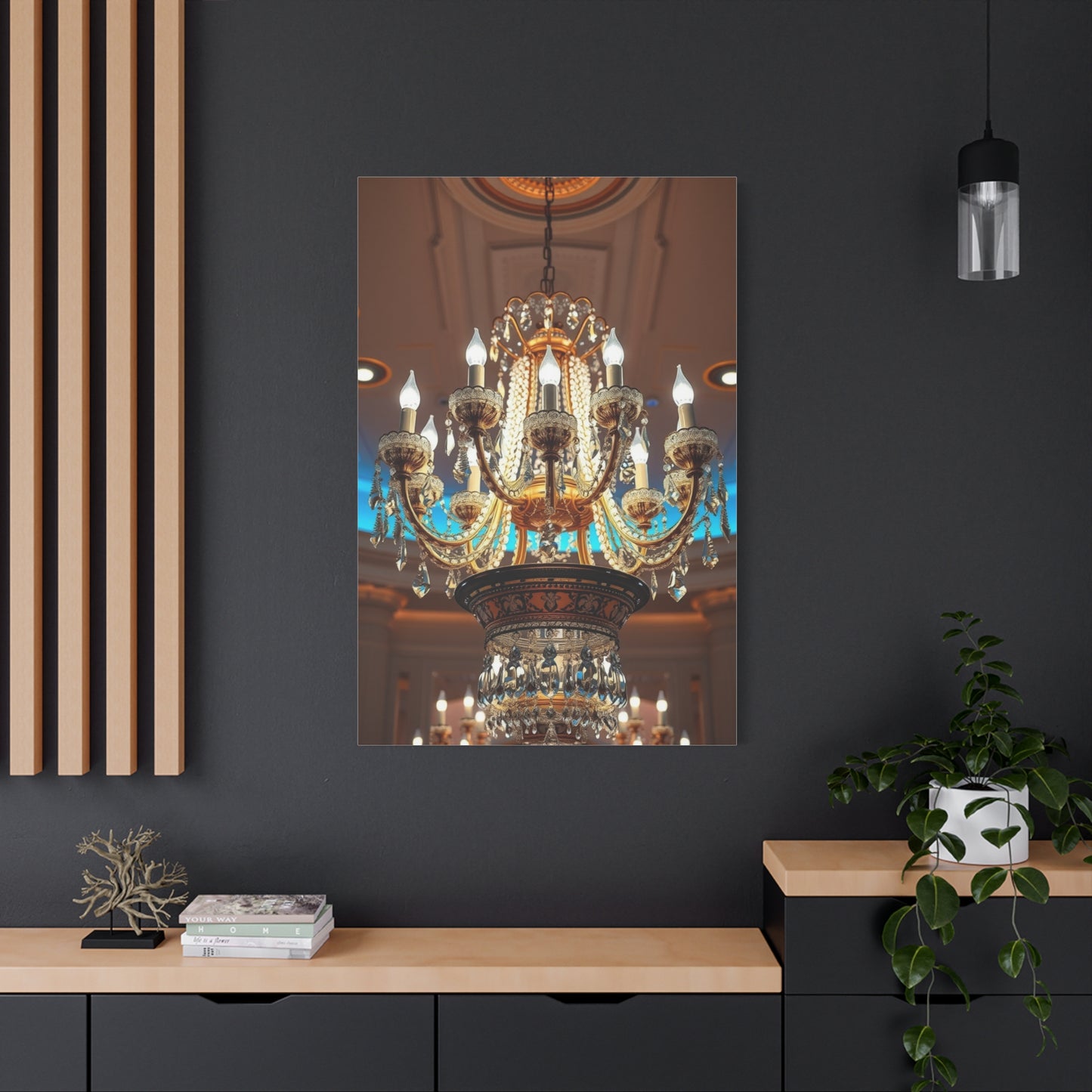 Chandelier Art Luxury Canvas Wall Art & Canvas Print