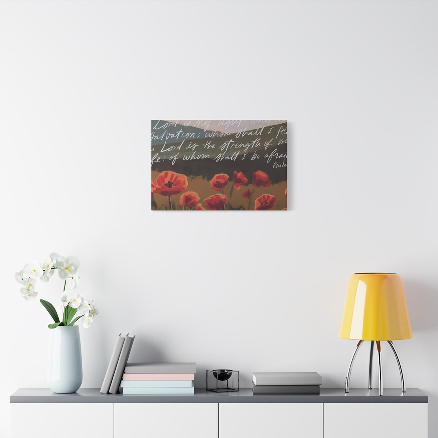 Flowers and Scripture Wall Art & Canvas Prints