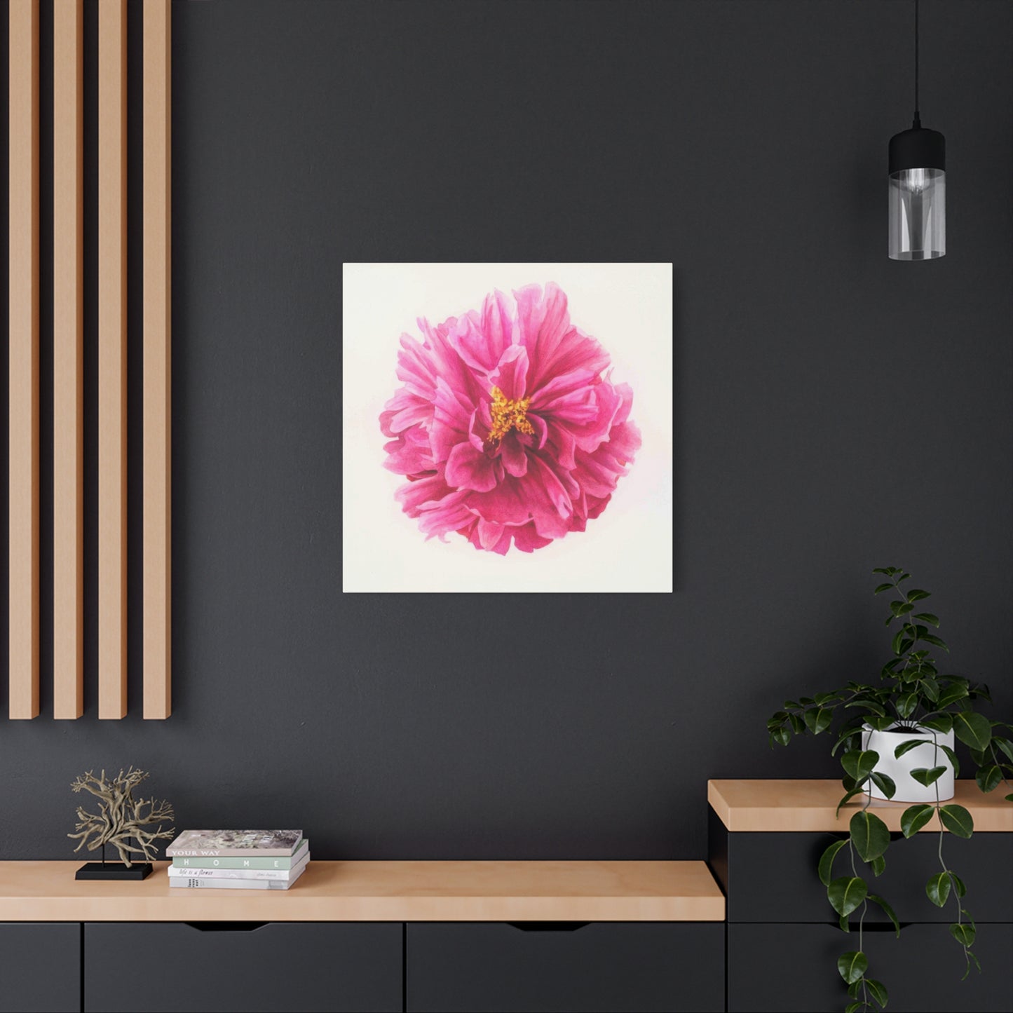 Grace Popp Pink Flower Head Wall Art & Canvas Prints