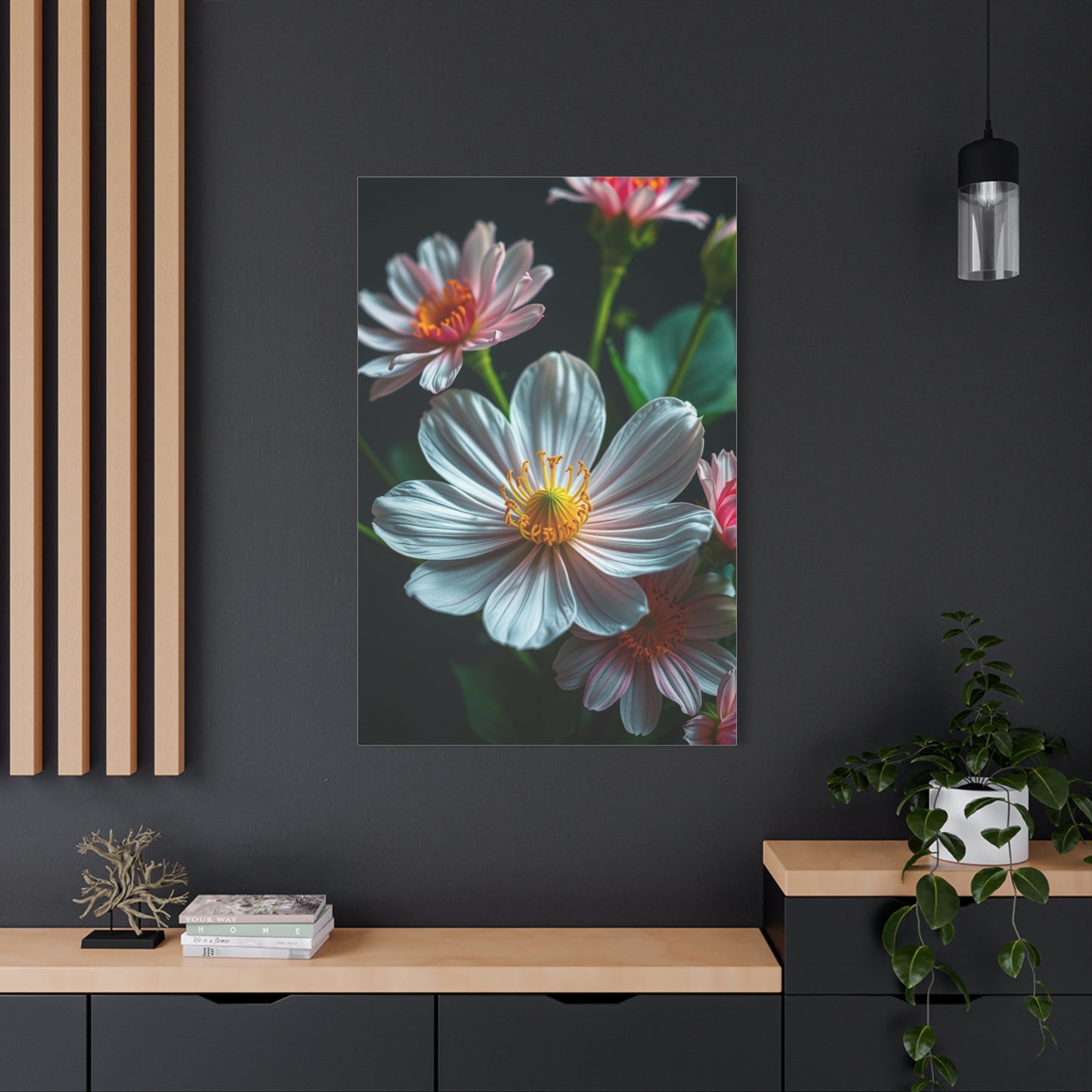 Chic Flora Panorama Wall Art & Canvas Print