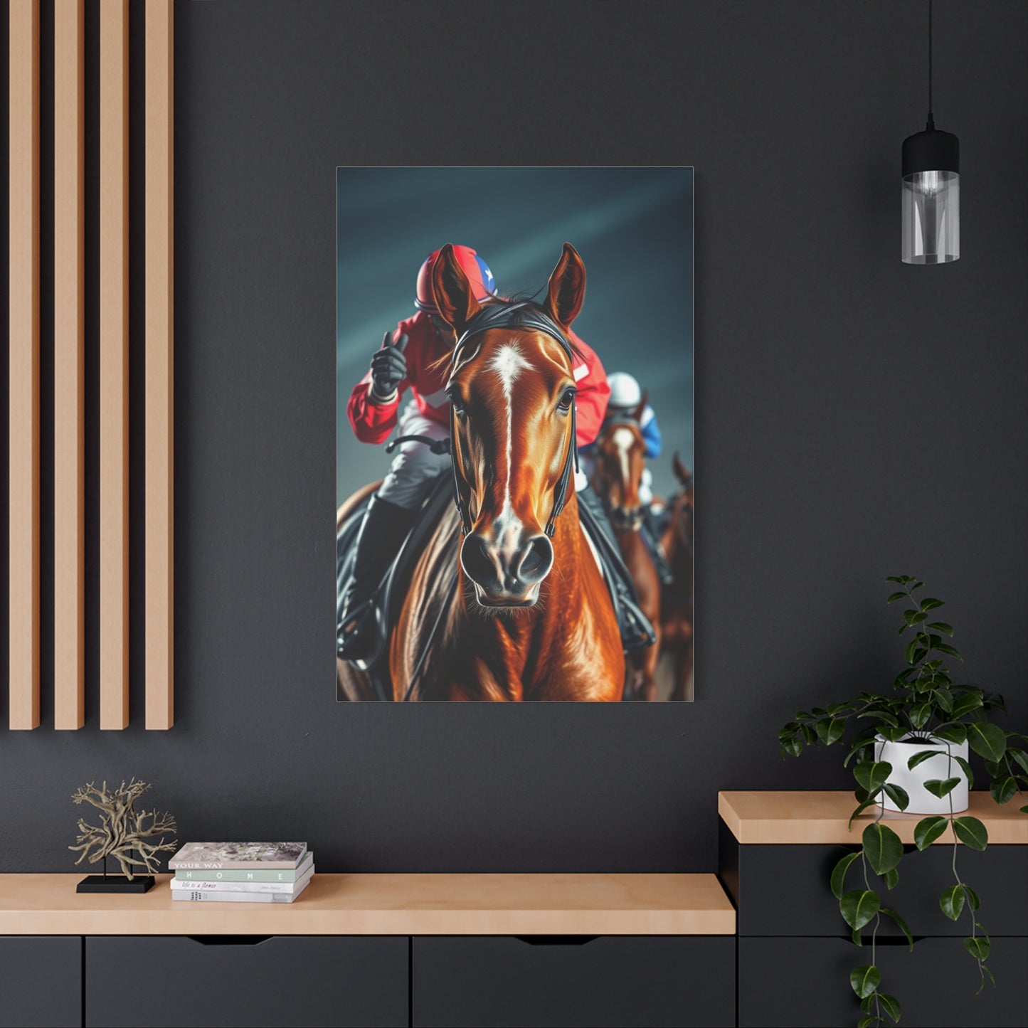 Horse Racing Art Refined Canvas Wall Art & Canvas Print