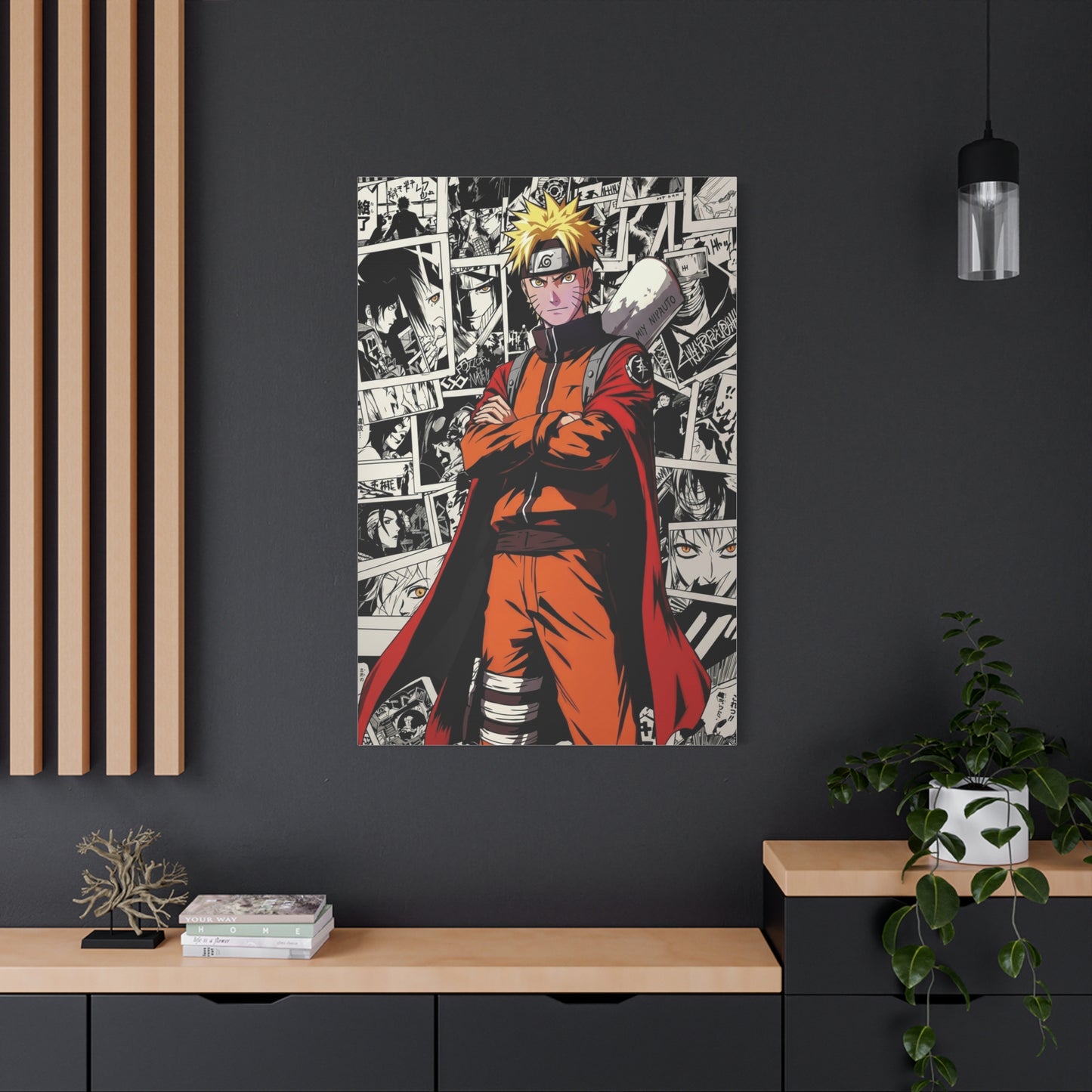 Naruto Sage Mode Poster Wall Art & Canvas Print