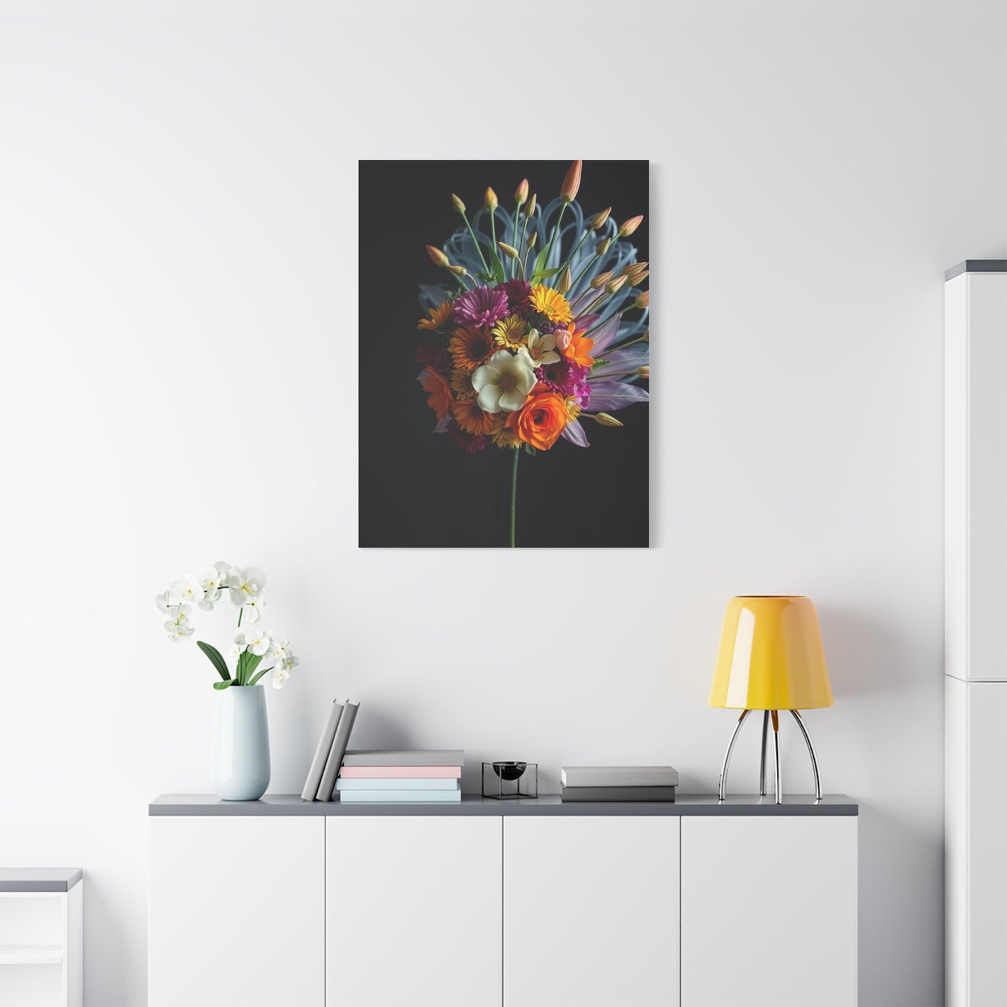 Flower Head Art Premium Canvas 19 Wall Art & Canvas Print