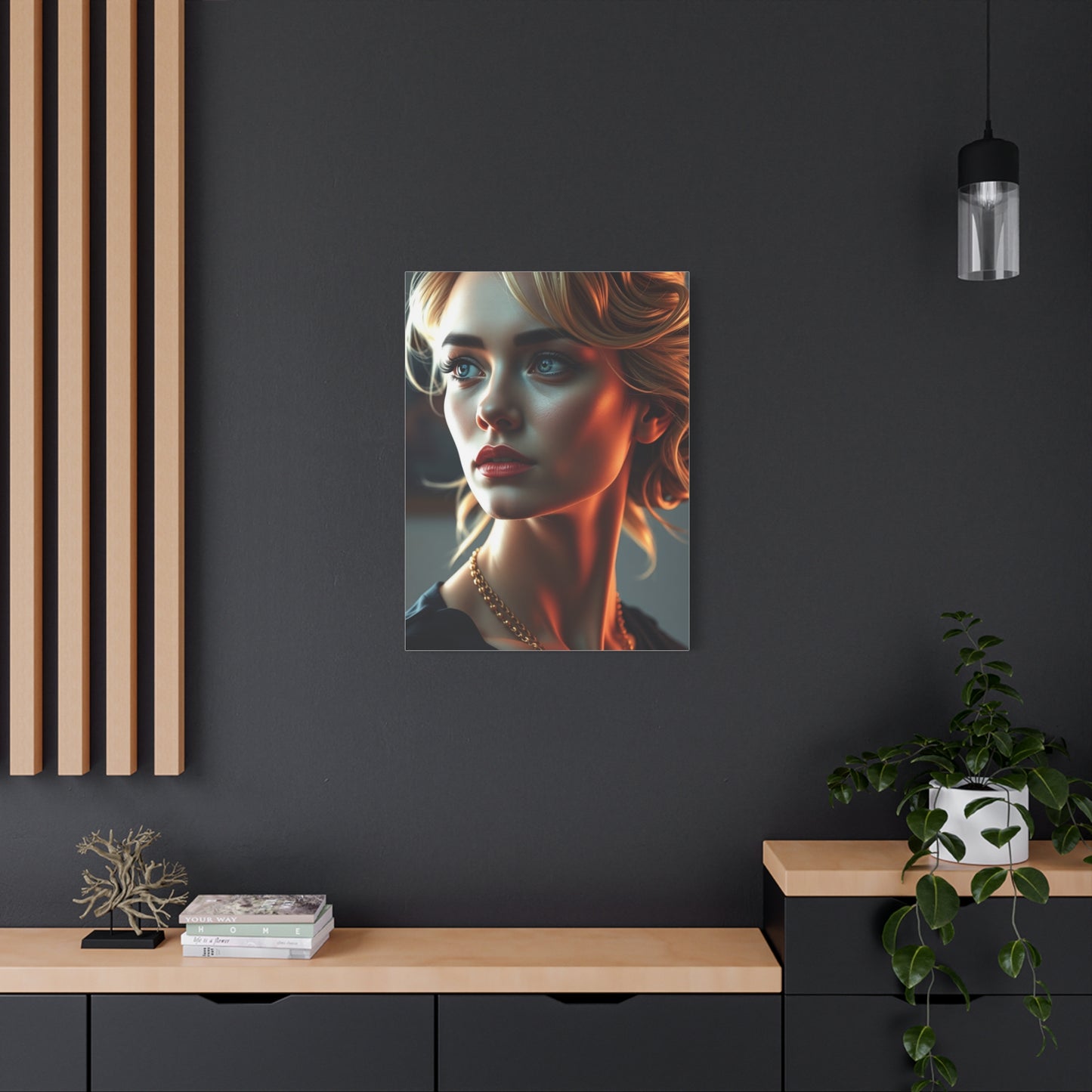 Opulent Femme Portraiture wall art & canvas print