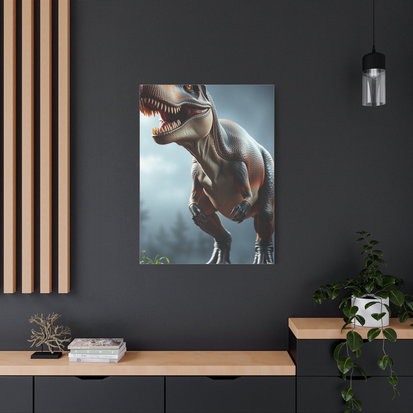 Tyrannosaurus Rex Art Canvas Art 3 Wall Art & Canvas Print