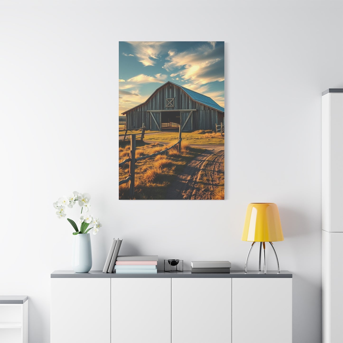 Quaint Countryside Canvas Wall Art & Canvas Print