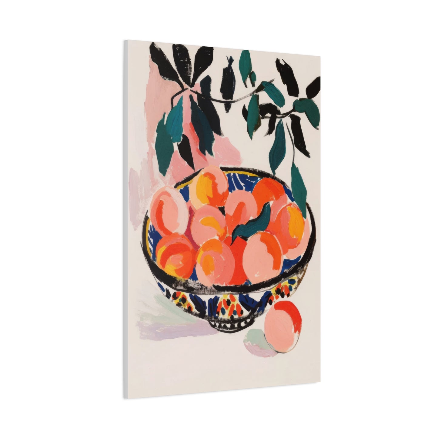 Peach Bowl Wall Art & Canvas Prints