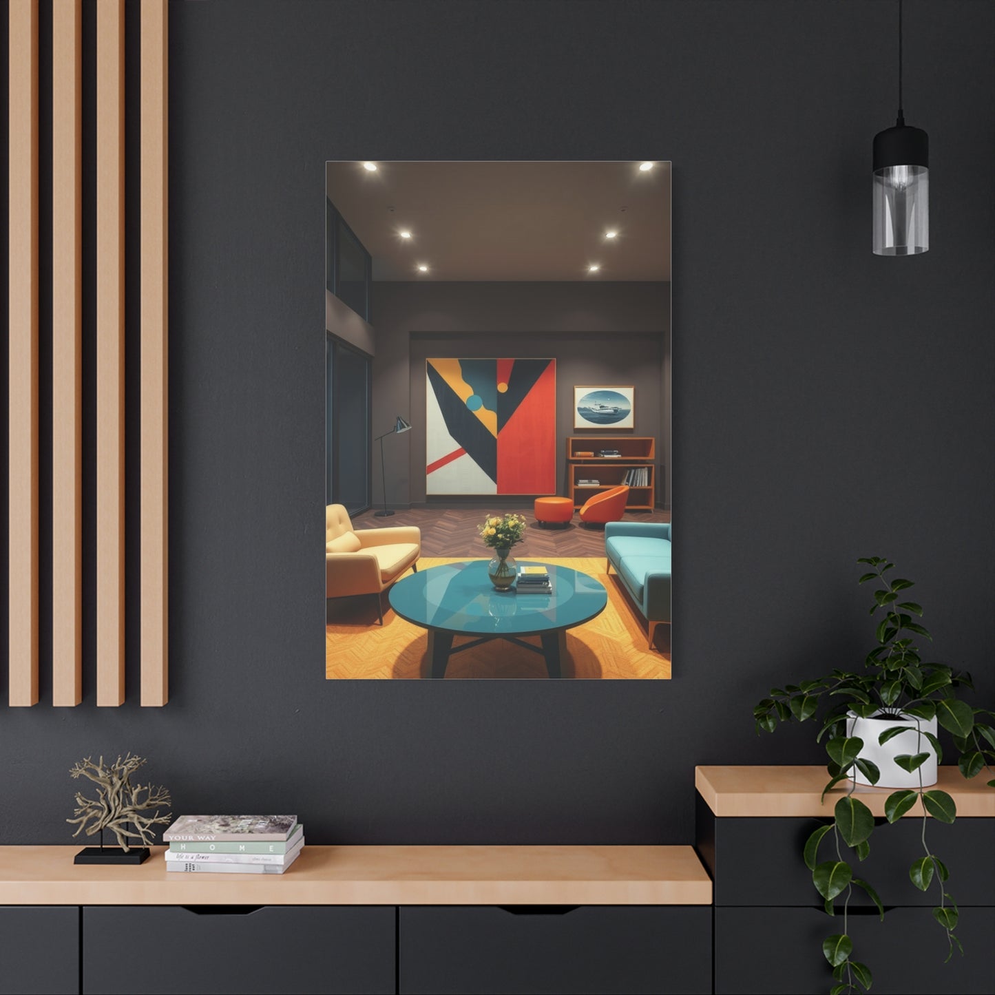 Vintage Luxe Canvas Piece Wall Art & Canvas Print