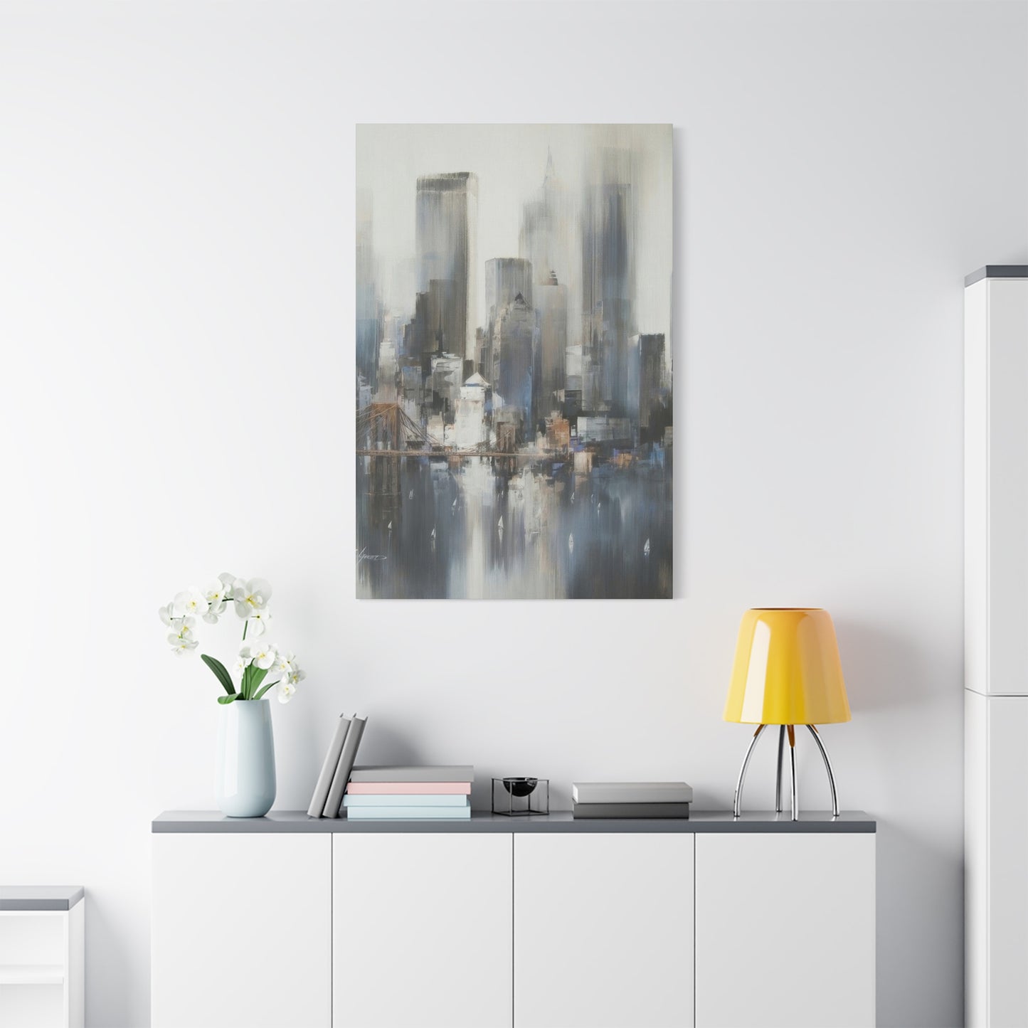 City Grey Wall Art & Canvas Prints