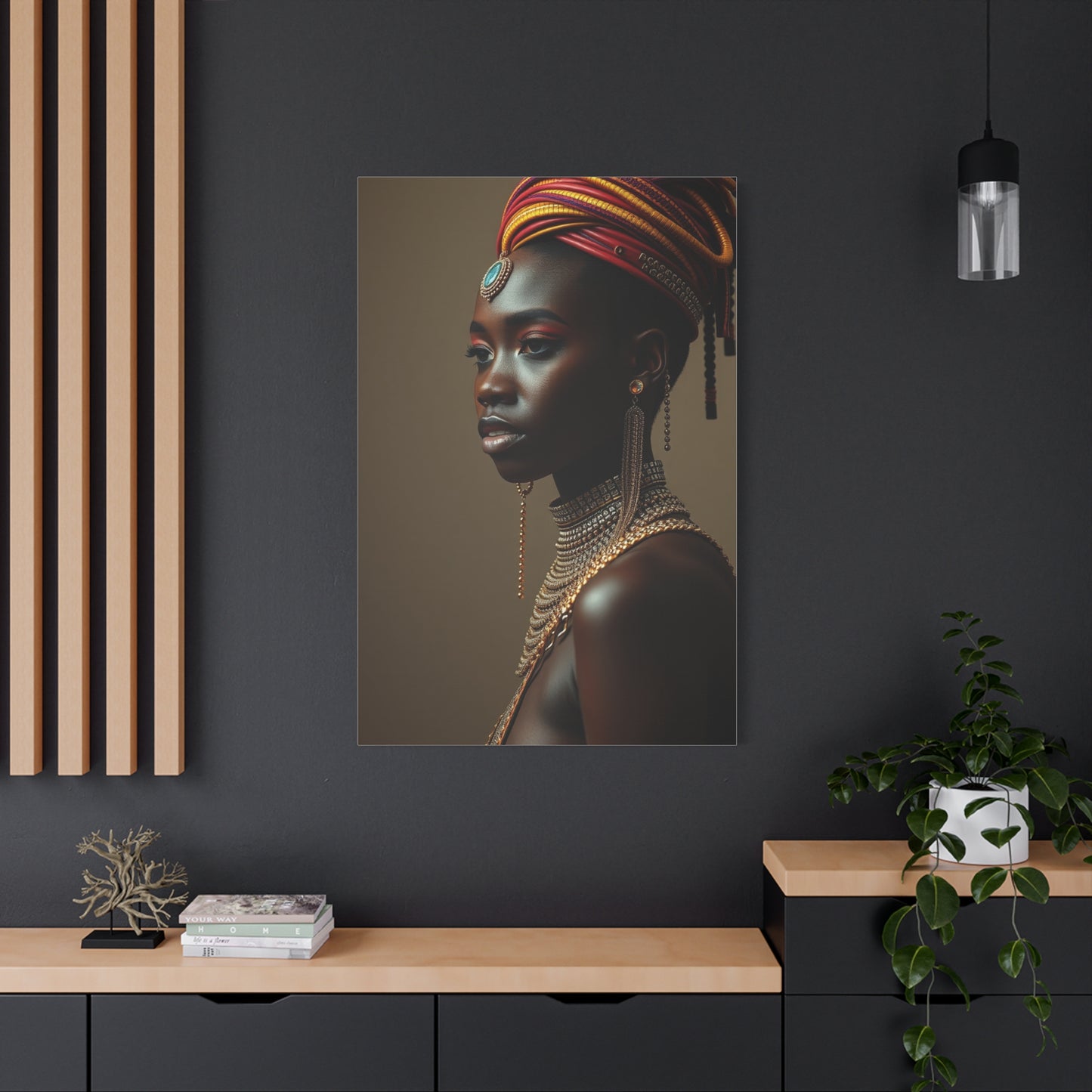 Elite Afrofuturism Art Vision Wall Art & Canvas Print