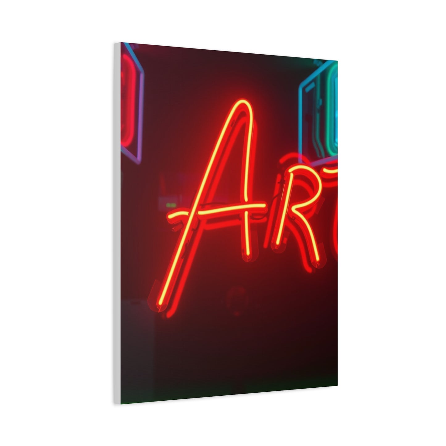 Neon Art Premium Canvas 17 Wall Art & Canvas Print