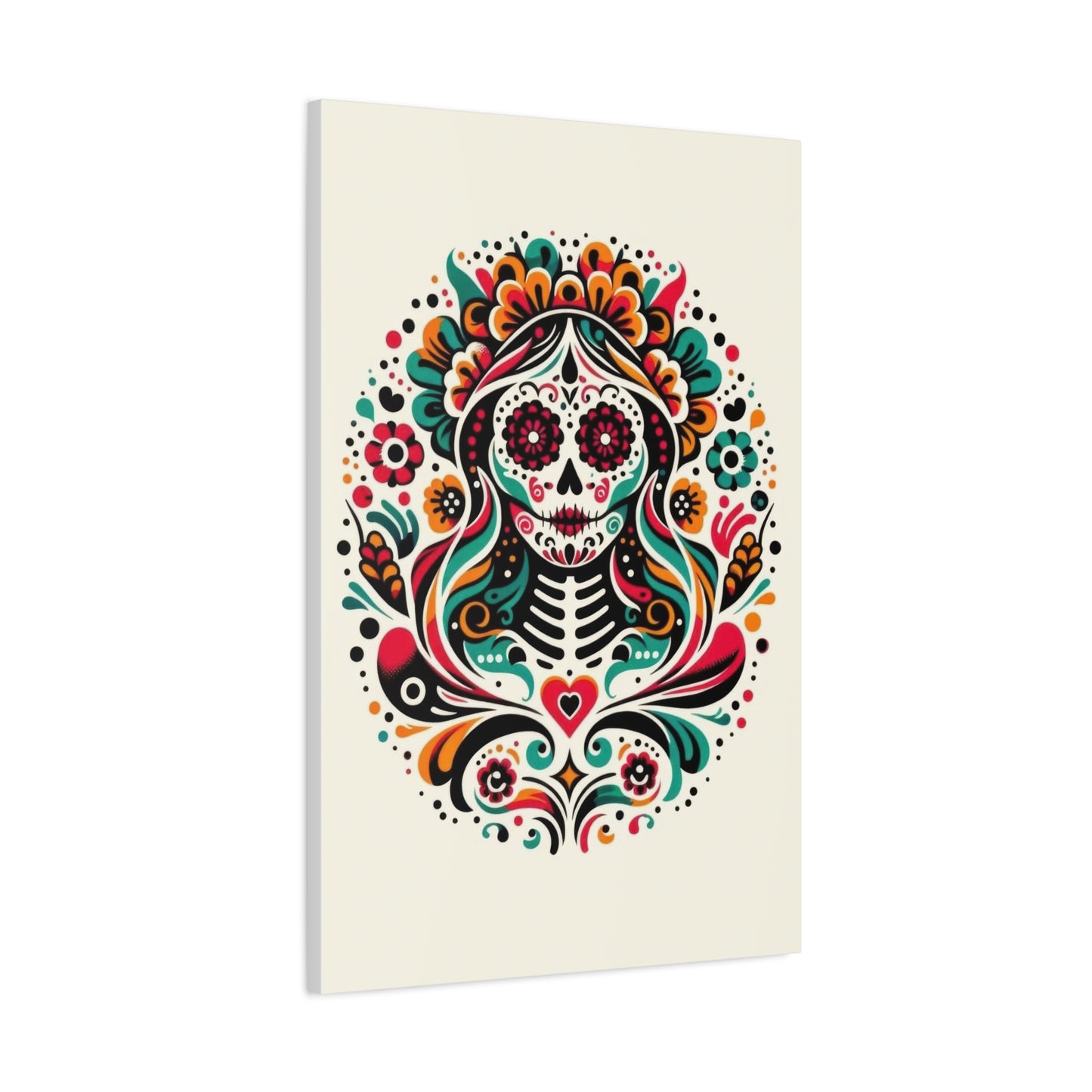 Calavera Kaleidoscope Wall Art & Canvas Prints