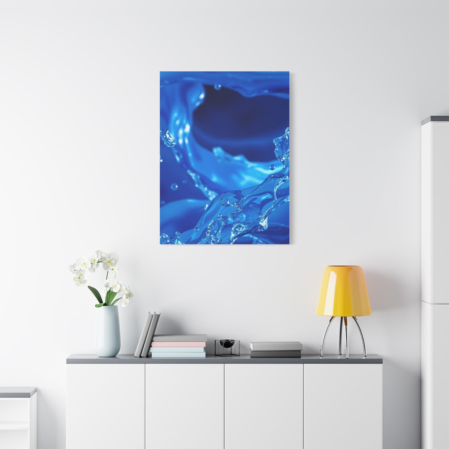 Sapphire Serenity Tableau Wall Art & Canvas Print