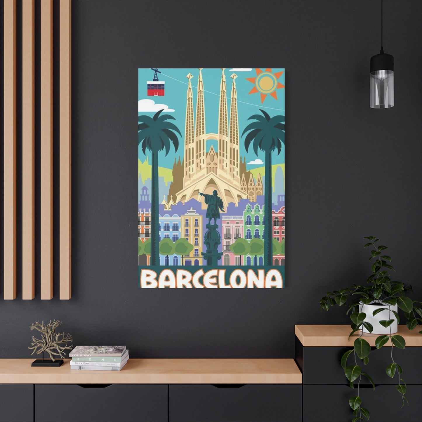 Barcelona City Of Spain Wall Art & Canvas Prints