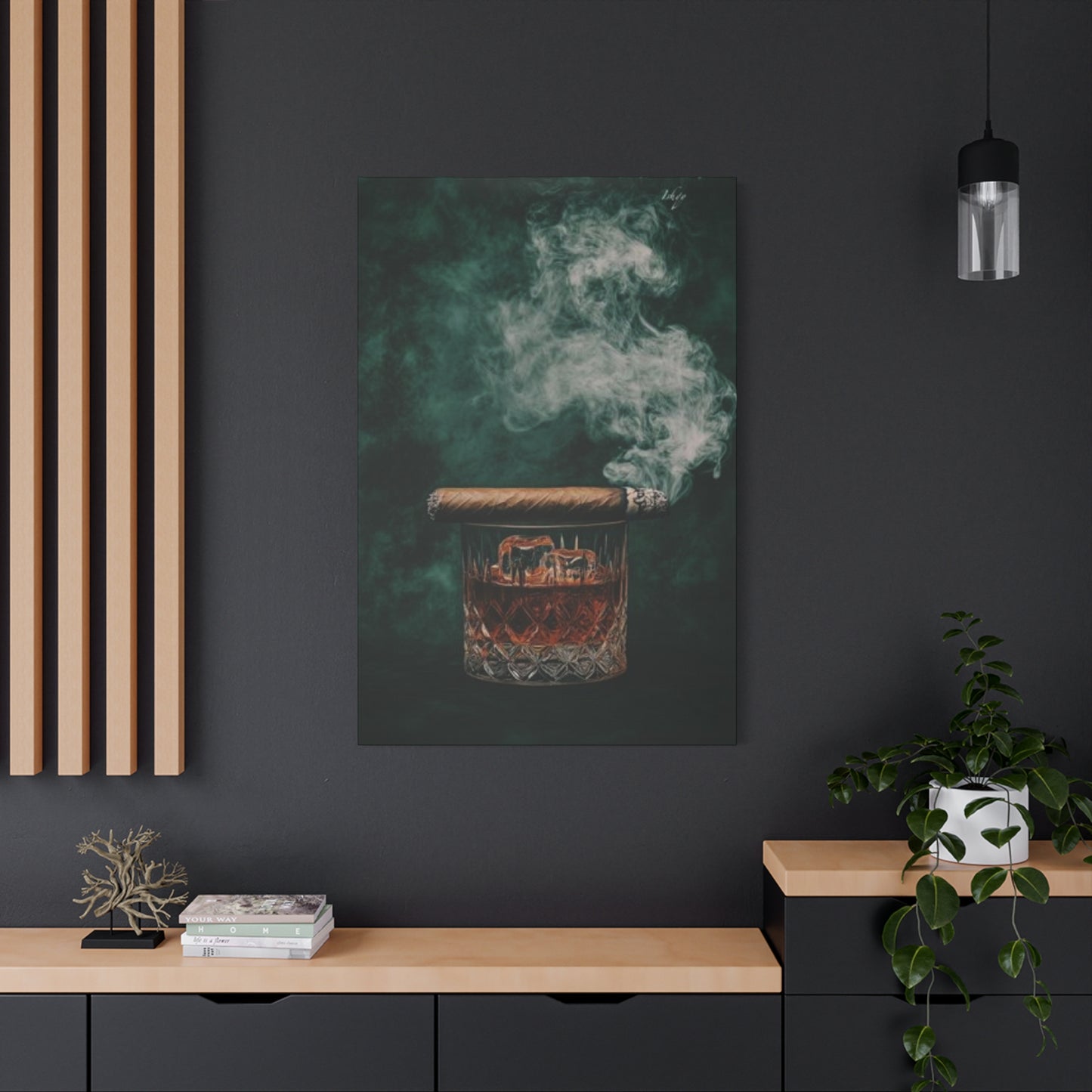 Smoking Cigarettes Man Cave Decor Wall Art & Canvas Prints