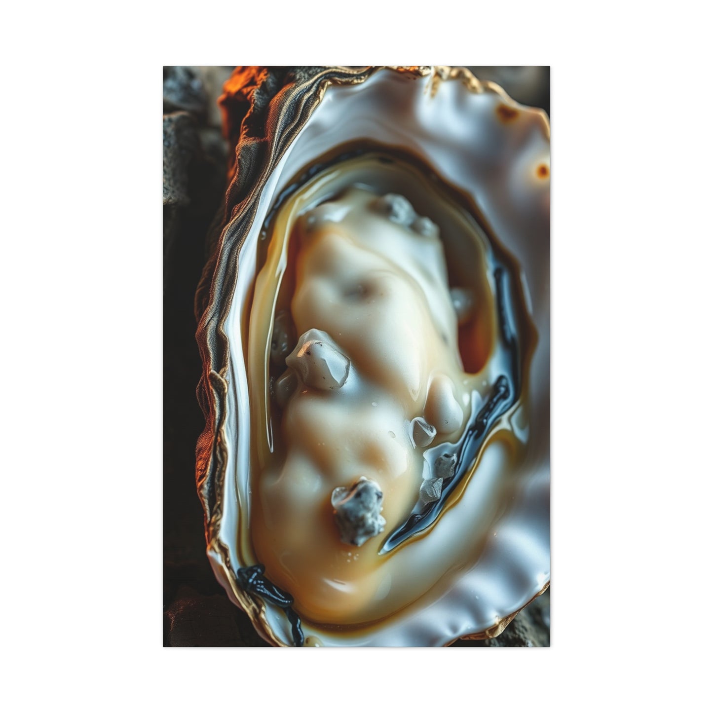 Oyster Art Canvas Art 3 Wall Art & Canvas Print