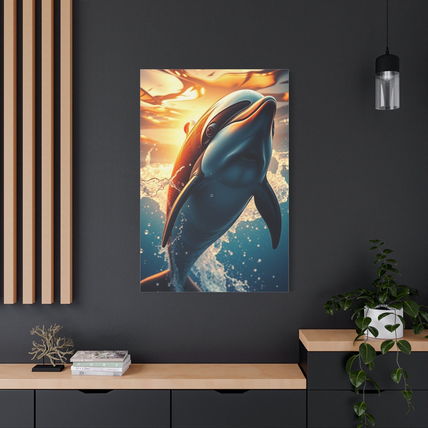 Supreme Dolphin Art Beautiful Collection Wall Art & Canvas Print