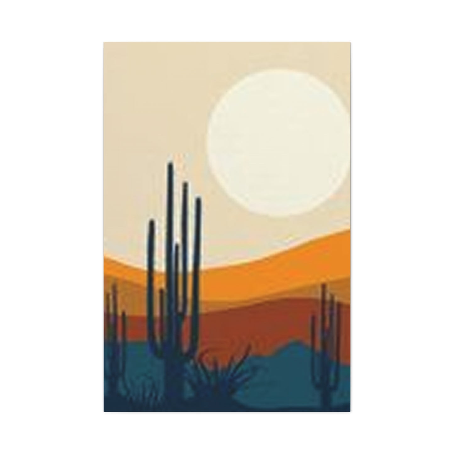 Long Cactus Desert Wall Art & Canvas Prints