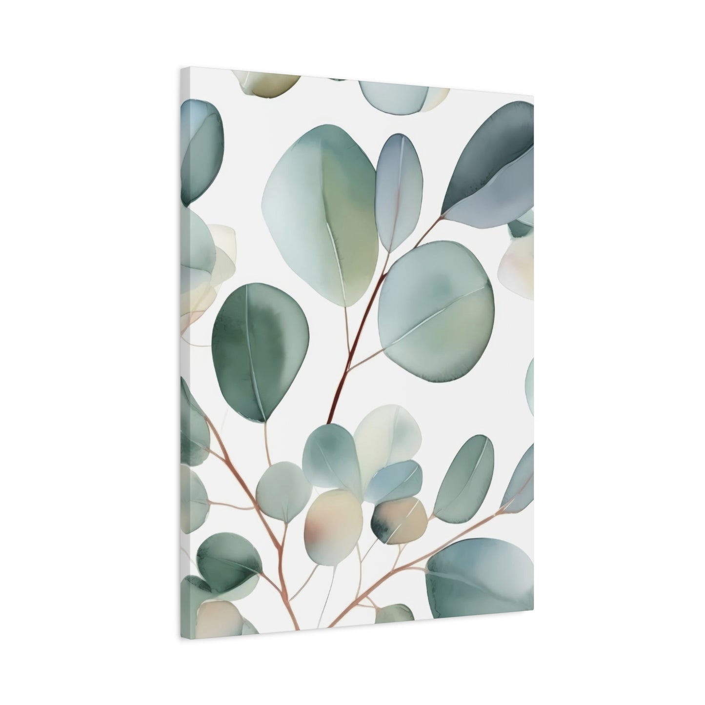 Eucalyptus Leaves Shapes Wall Art & Canvas Prints