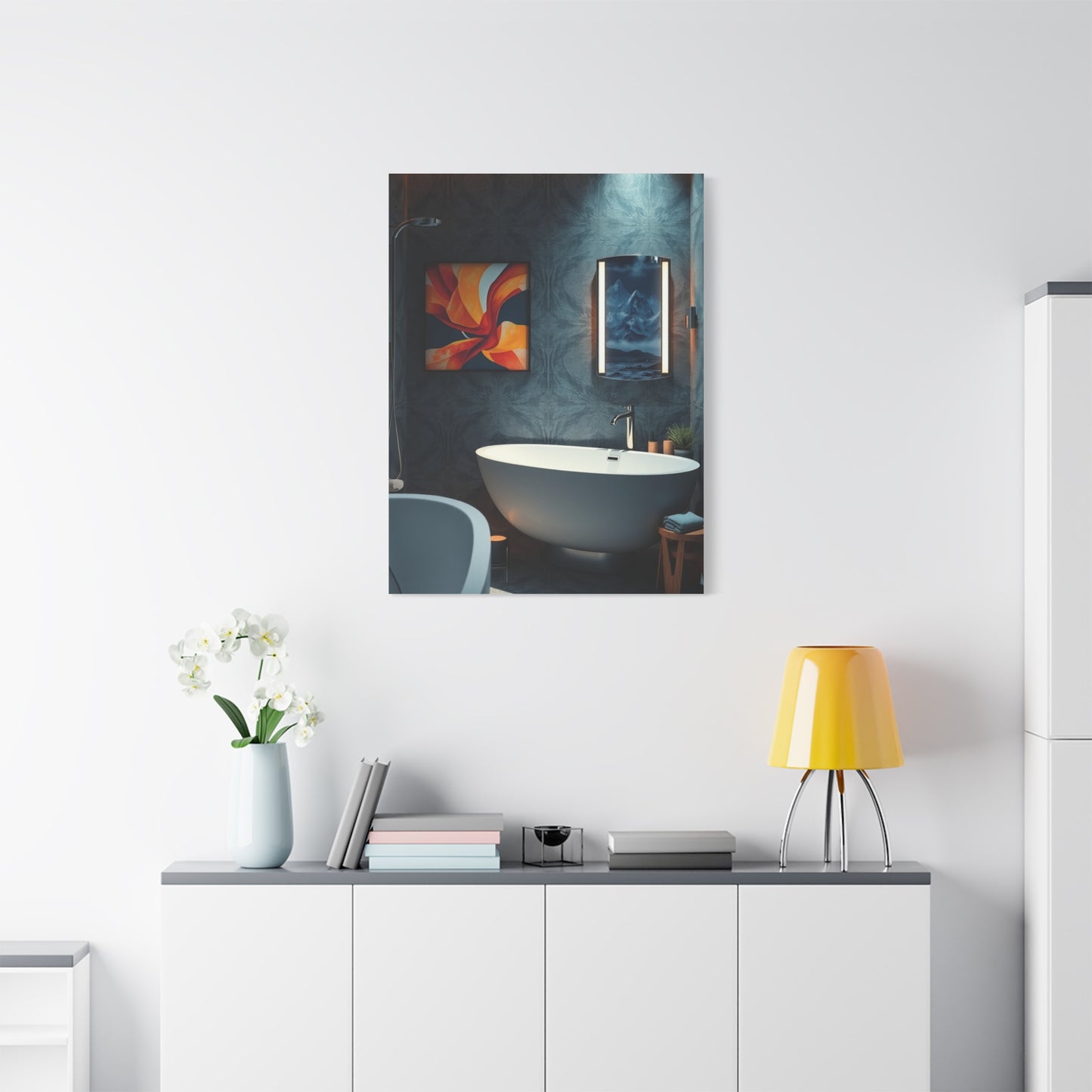 Refined Bath Sanctuary Art Wall Art & Canvas Print