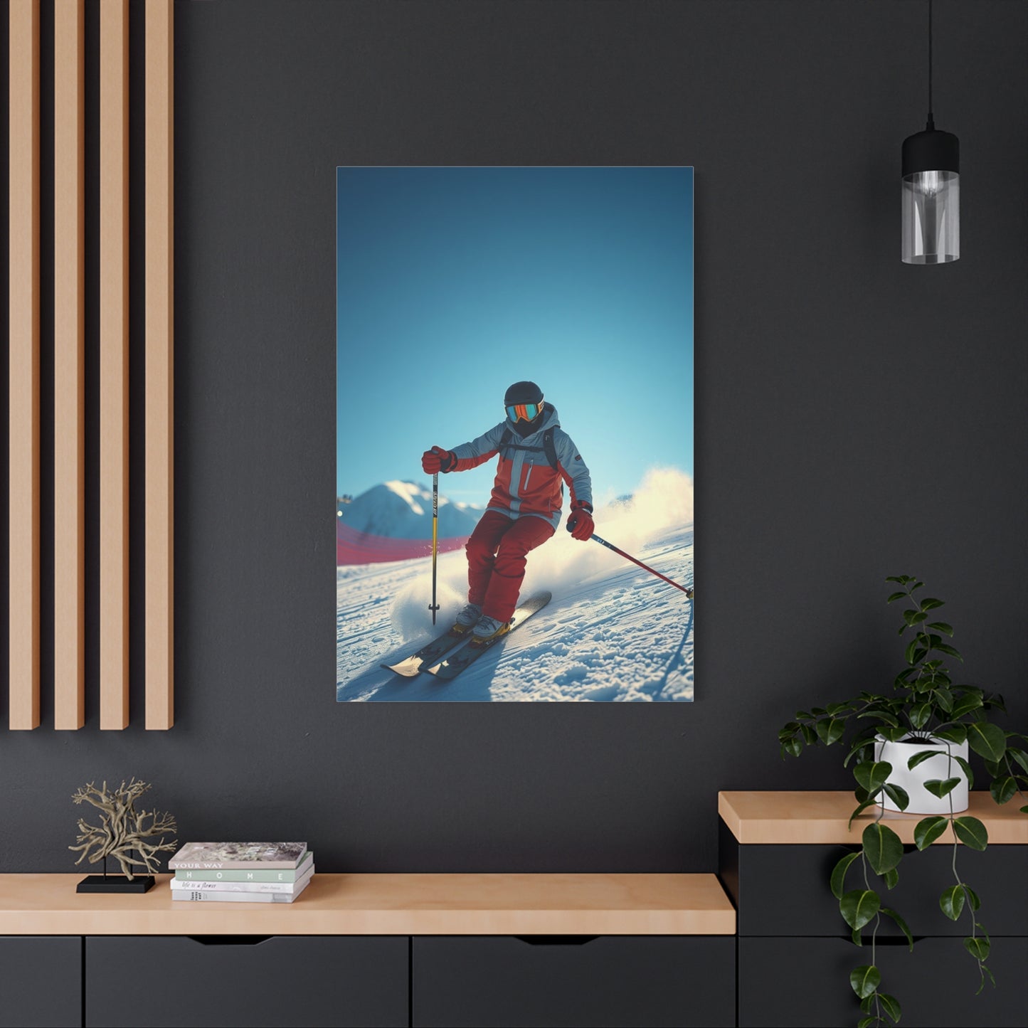 Supreme Skiing Art Beautiful Collection Wall Art & Canvas Print