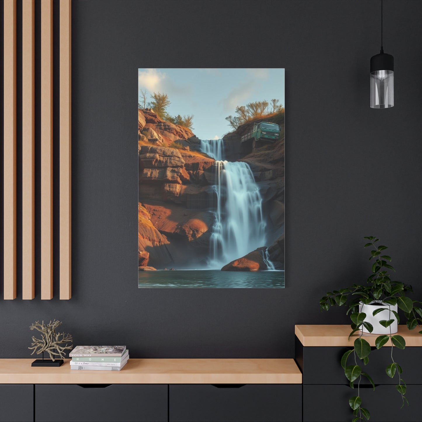 Refined Torrent Aesthetic Wall Art & Canvas Print
