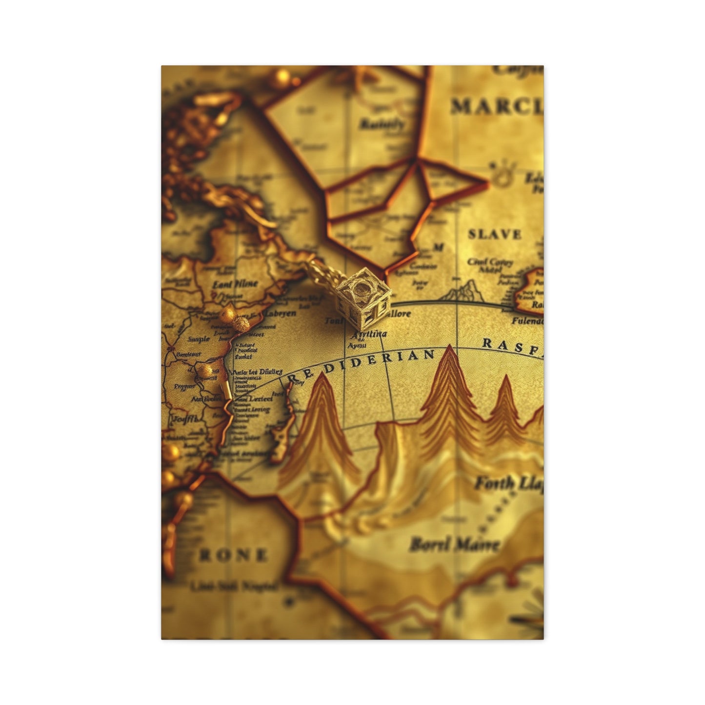 Supreme Collection Antique Maps Art Wall Art & Canvas Print