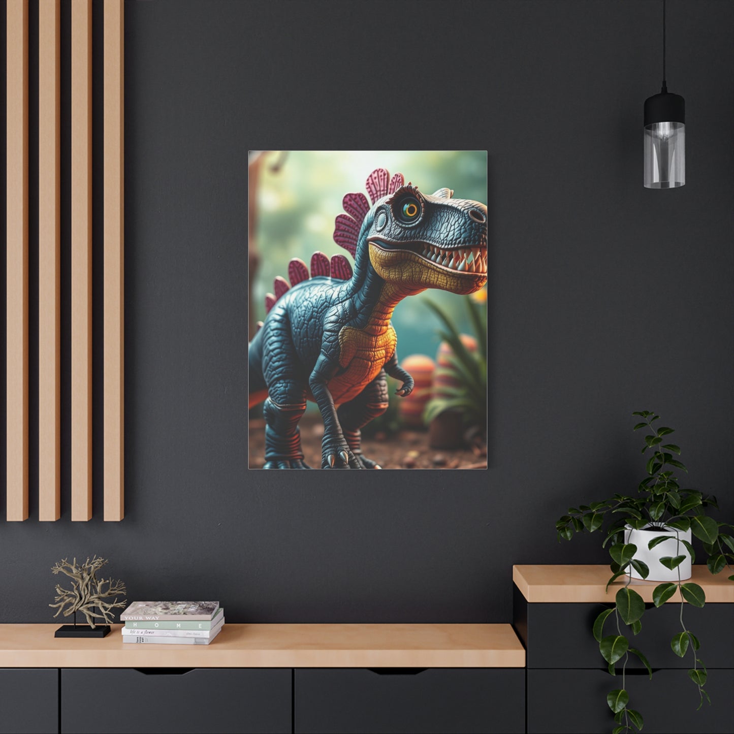 Kid’s Dinosaur Art Canvas Art 4 Wall Art & Canvas Print
