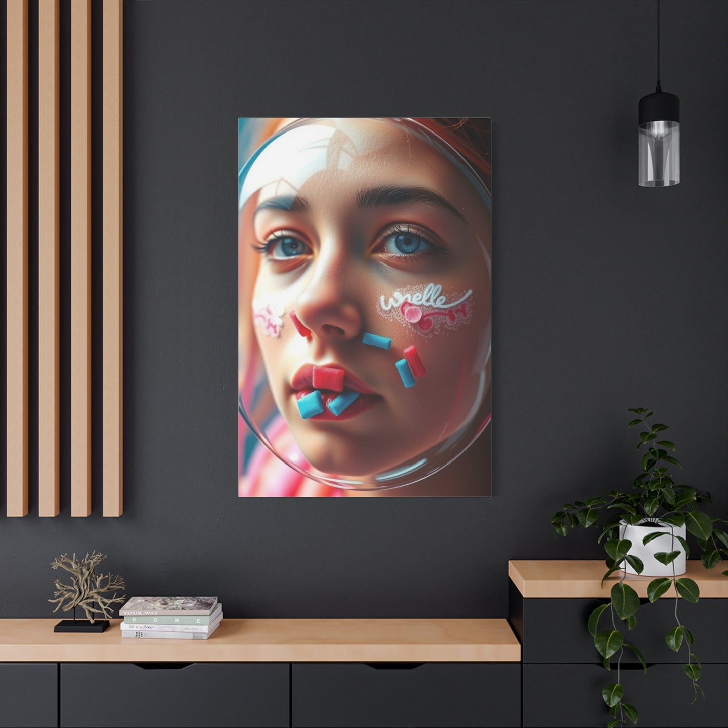 Bubble Gum Art Refined Canvas Wall Art & Canvas Print