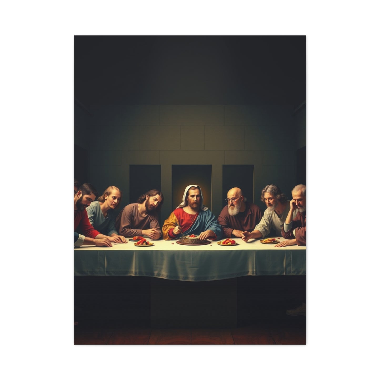 The Last Supper Art Canvas Art 3 Wall Art & Canvas Print