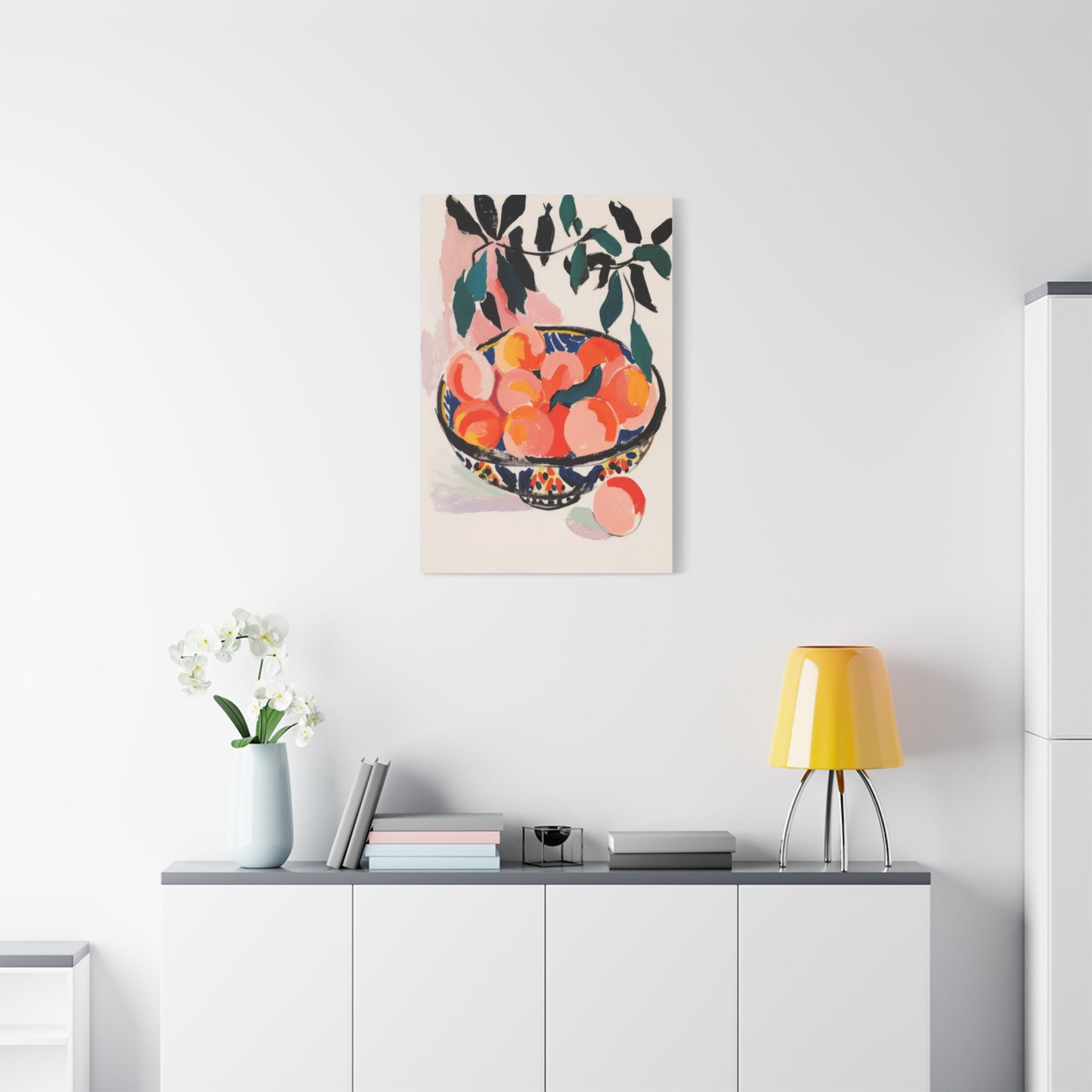 Peach Bowl Wall Art & Canvas Prints