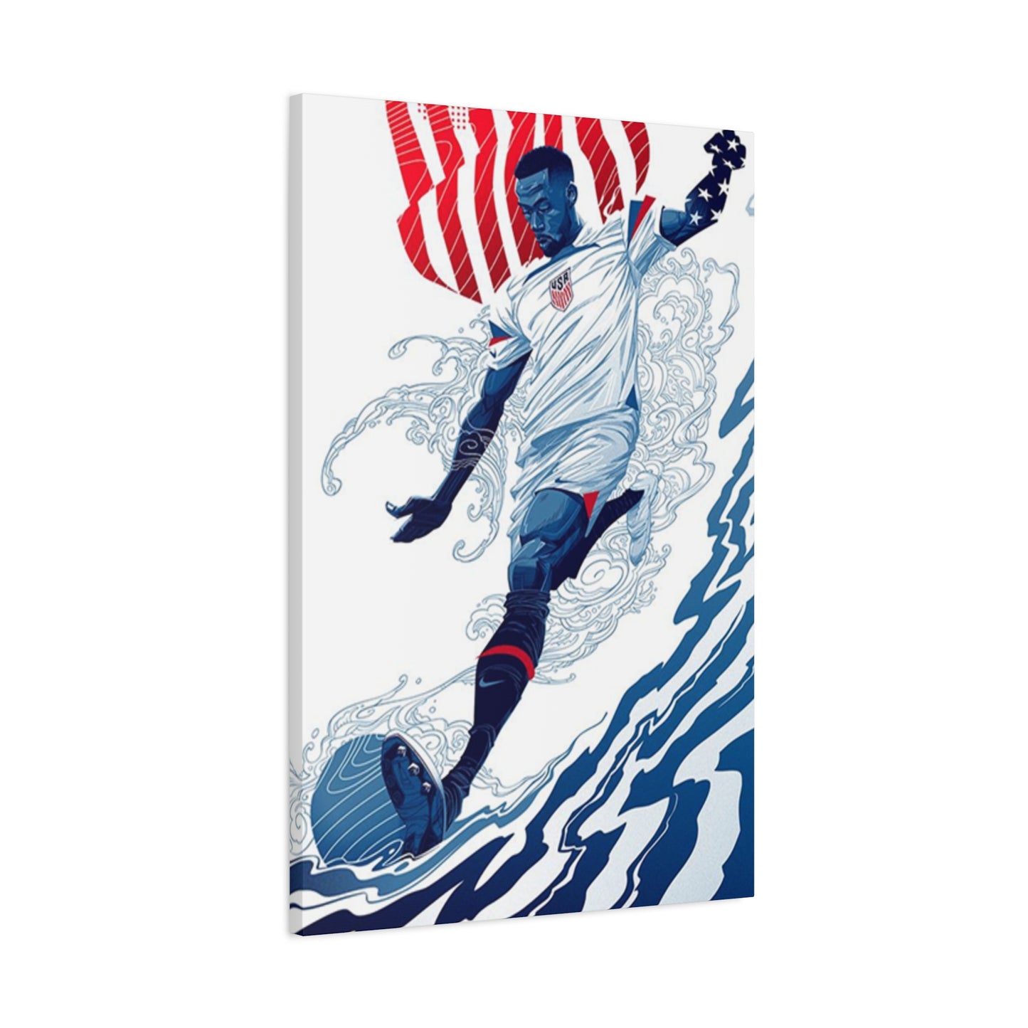 American Soccer Player Wall Art & Canvas Prints